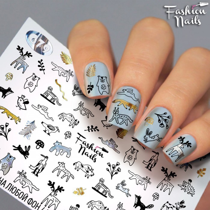 Fashion Nails, слайдер-дизайн "Galaxy" №79