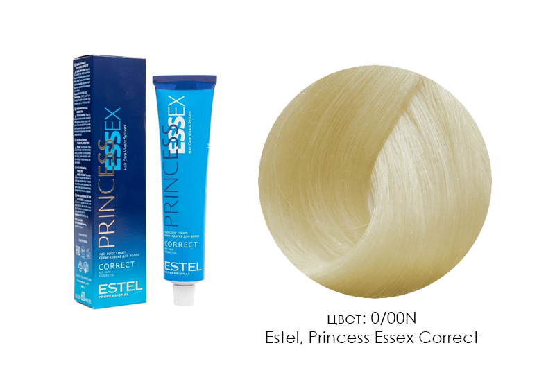 Estel, Princess Essex Correct - крем-краска (0/00N нейтральный), 60 мл