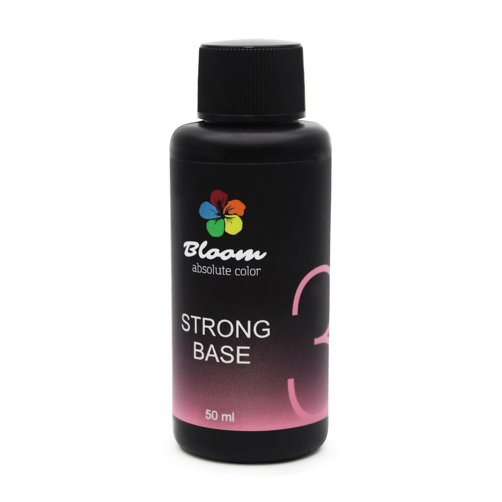 Bloom, Absolute color - жесткая база для гель-лака Strong №03 (светлый розовый), 50 мл
