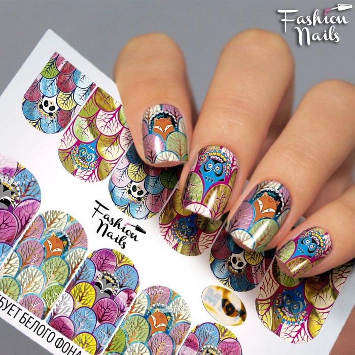 Fashion Nails, слайдер-дизайн "Metallic" №197 Fashion Nails, слайдер-дизайн "Metallic" №197