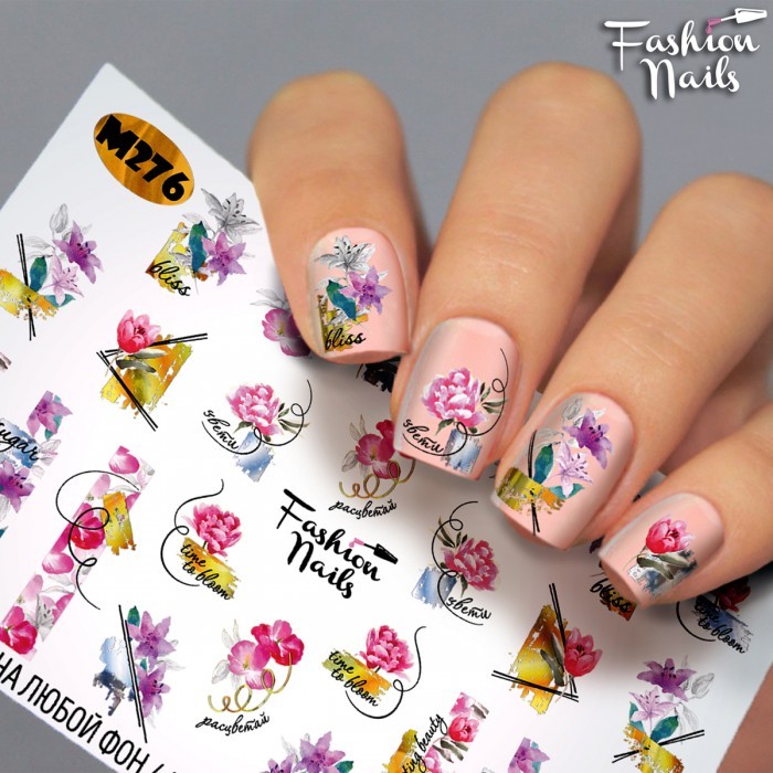 Fashion Nails, слайдер-дизайн "Metallic" №276 Fashion Nails, слайдер-дизайн "Metallic" №276