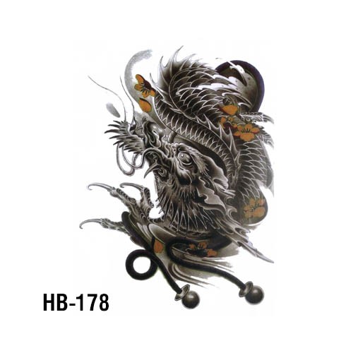 Irisk, тату для тела ЗD переводные (HB-178)