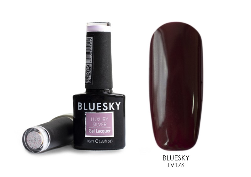 Bluesky, гель-лак Luxury Silver (LV176), 10 мл Bluesky, гель-лак Luxury Silver (LV176), 10 мл