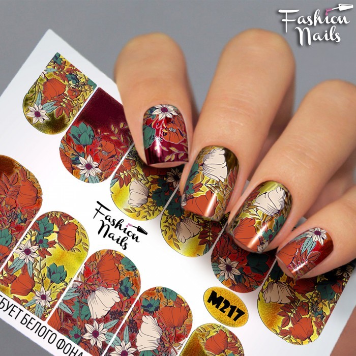 Fashion Nails, слайдер-дизайн "Metallic" №217