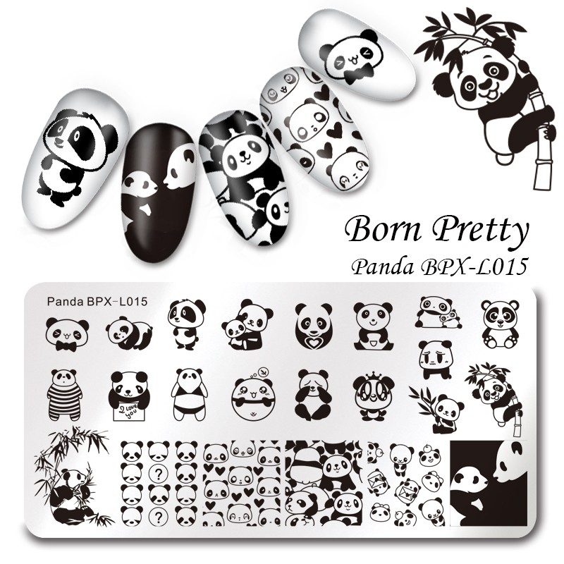 Born Pretty, пластина для стемпинга 12*6 см (BPX-L015)