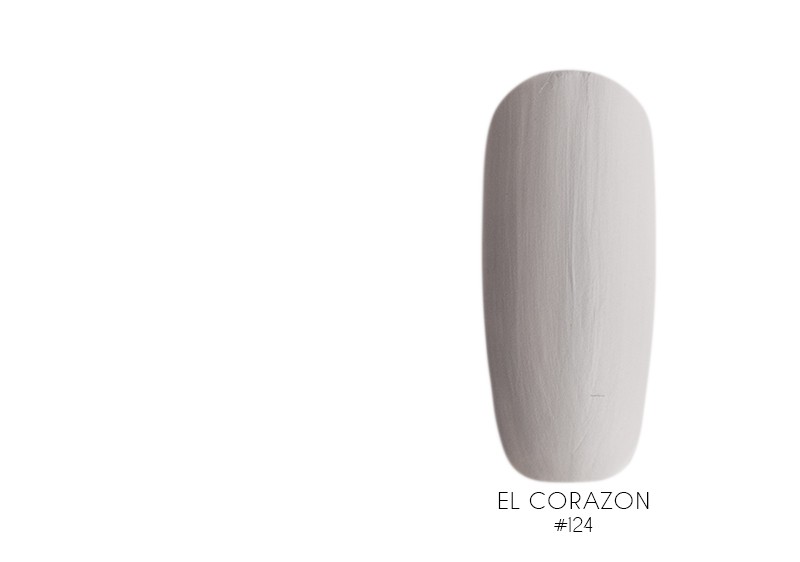 EL Corazon, лак для ногтей (Matte Effect №124), 16 мл