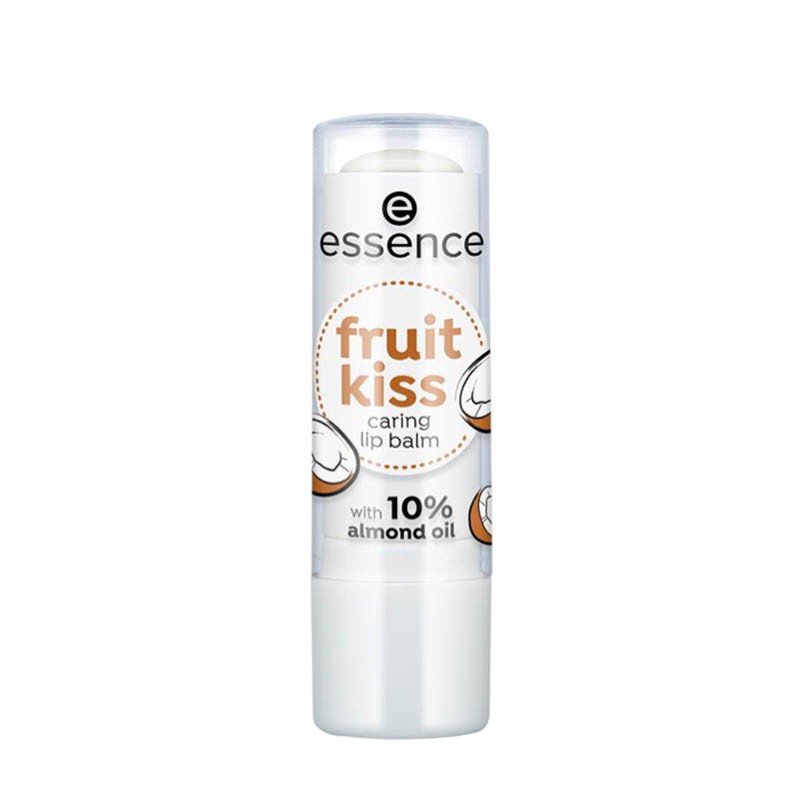 Essence, fruit kiss caring lip balm - бальзам для губ (кокос т.06)