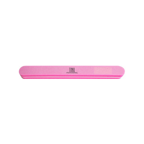 TNL, Пилка для ногтей узкая 80/120 (розовая)