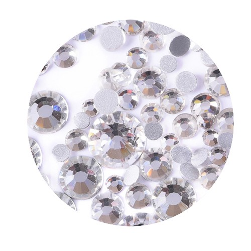 TNL, стразы кристалл mix (серебро), 1440 шт