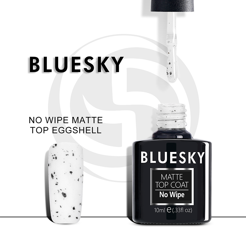 Bluesky, Luxury Silver - декоративный матовый топ EGGSHELL (без л/с), 10 мл