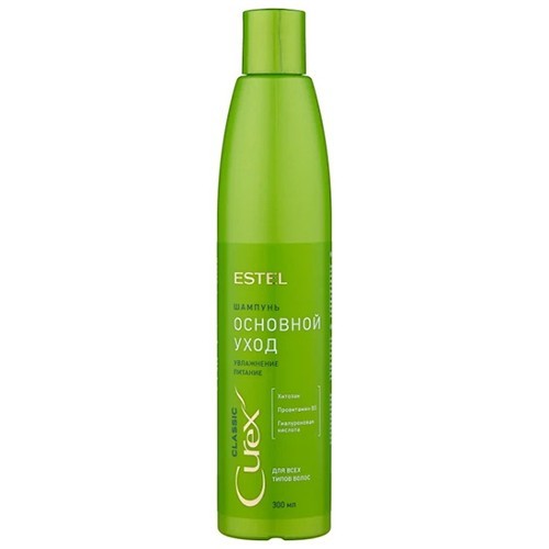 Estel, CUREX CLASSIC - шампунь "Основной уход" для всех типов волос, 300 мл