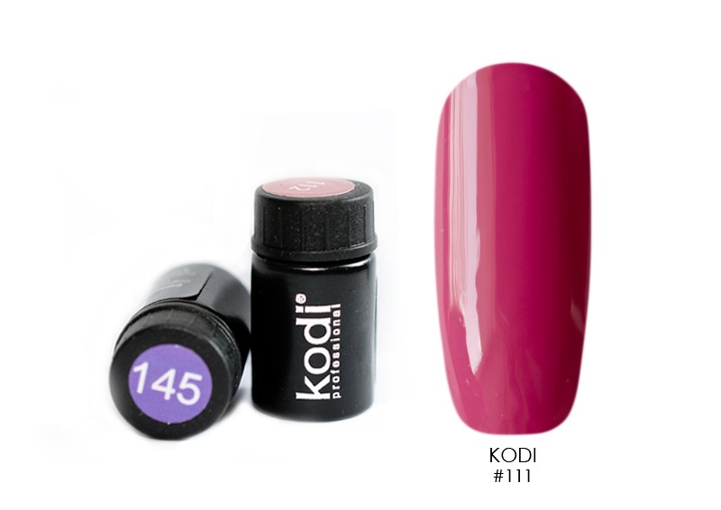 Kodi, цветная гель-краска биогель без липкого слоя (№111), 4 мл