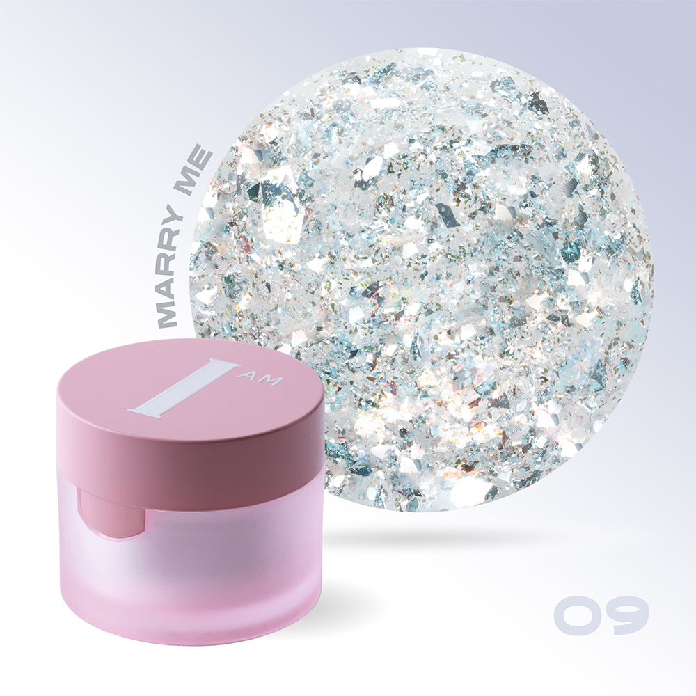 I am, гель-лак с эффектом Marry me №09, 5 мл