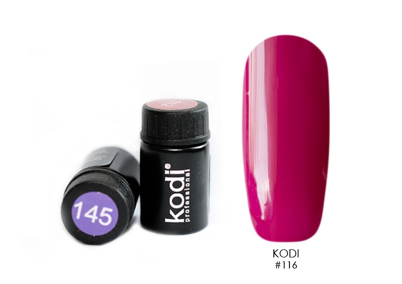 Kodi, цветная гель-краска биогель без липкого слоя (№116), 4 мл