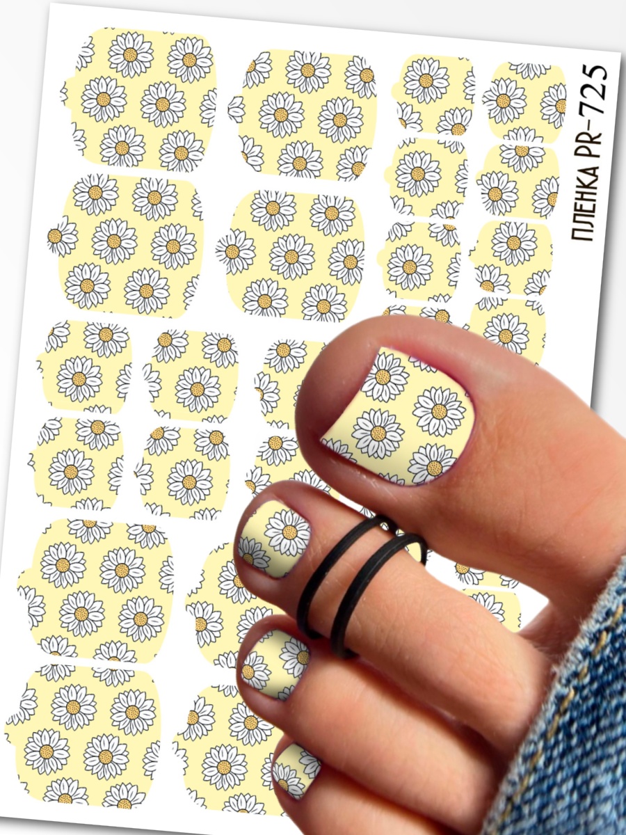 Anna Tkacheva, наклейки пленки для педикюра PR-725 Anna Tkacheva, наклейки пленки для педикюра PR-725