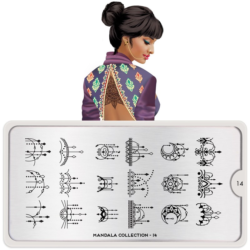 MoYou London, плата для стемпинга (Mandala 14)