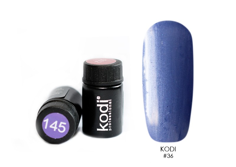 Kodi, цветная гель-краска биогель с липким слоем (№36), 4 мл