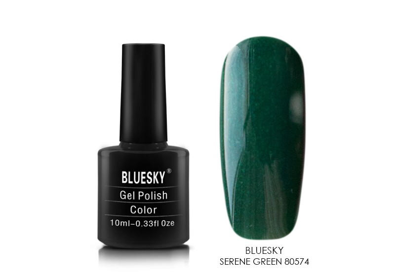 Bluesky, гель-лак (Classic Line, Serene Green 40574/80574), 10 мл
