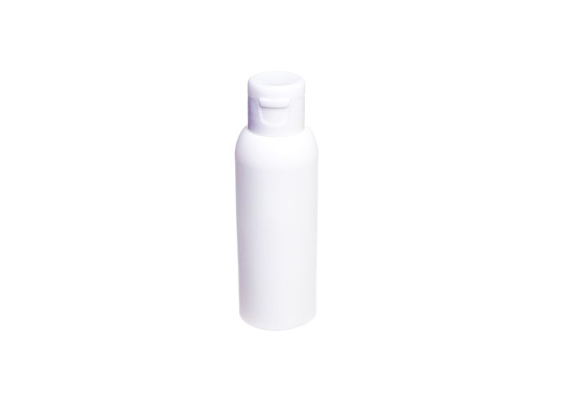 Бутылочка пластик белая, 100 мл