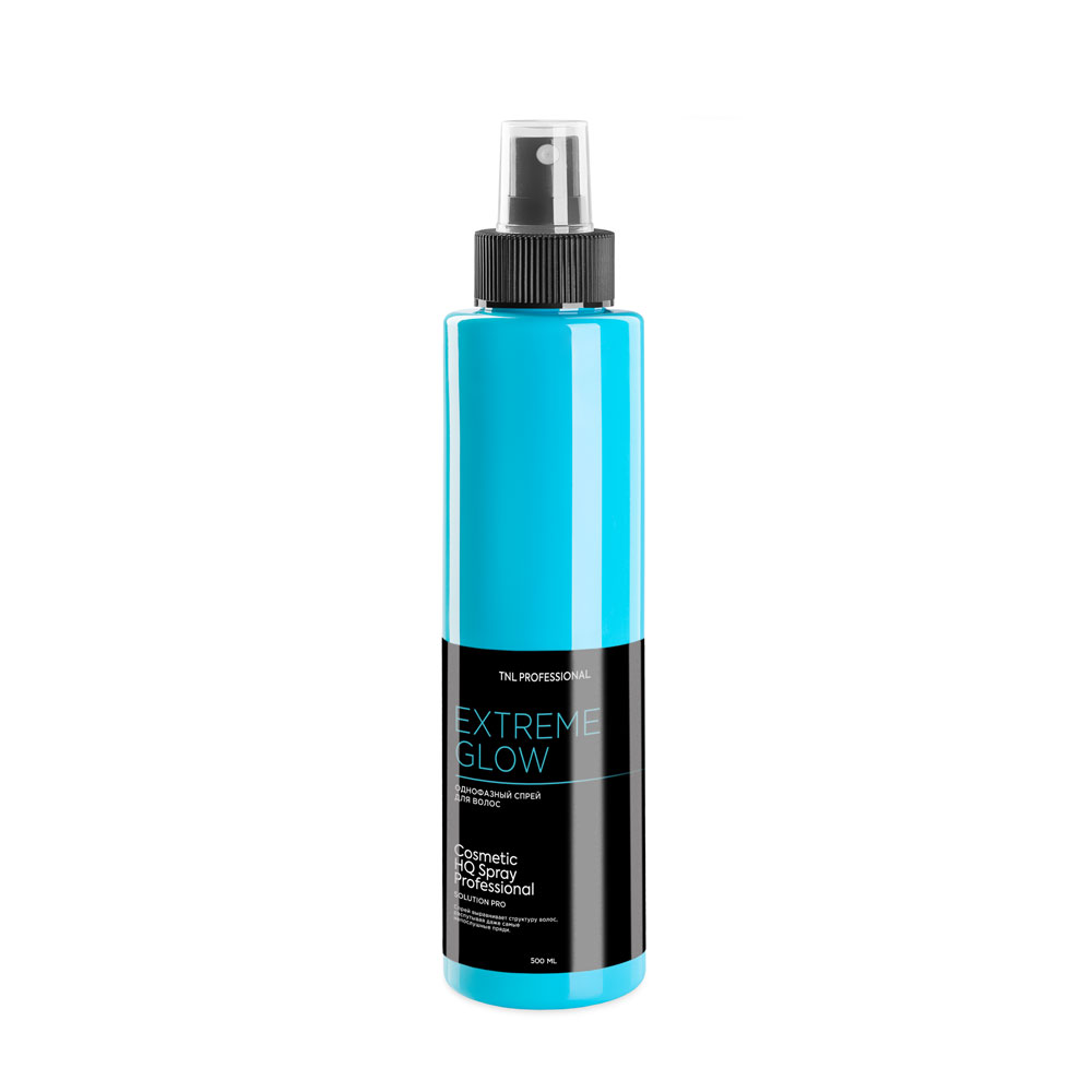 TNL, Solution Pro Extreme Glow - однофазный спрей для волос для легкого расчесывания и блеска, 500 м