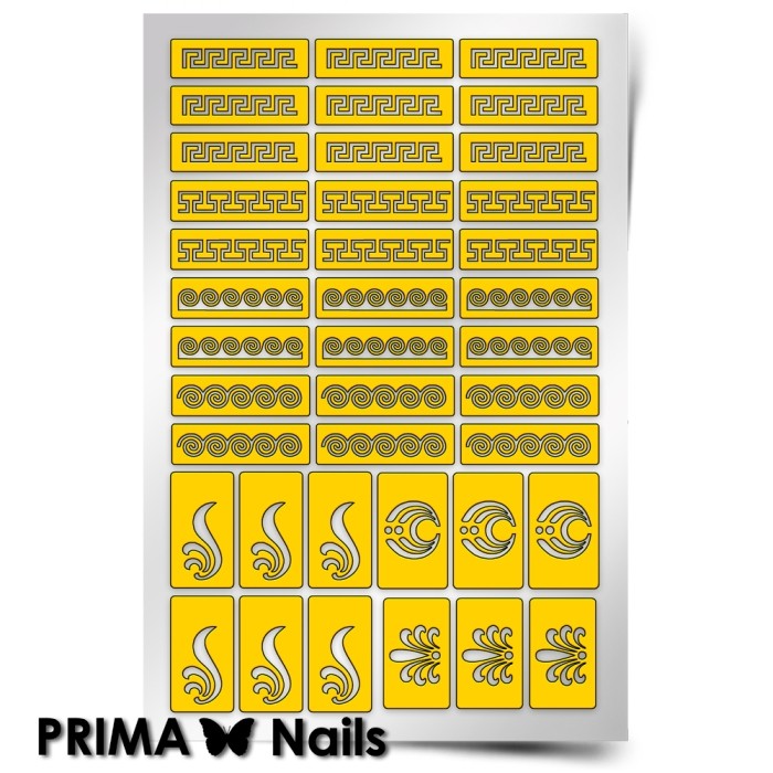 PrimaNails, Трафарет для дизайна ногтей (Греция)