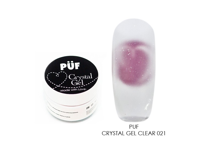 PUF, Crystal Gel - полигель (прозрачный), 10 гр