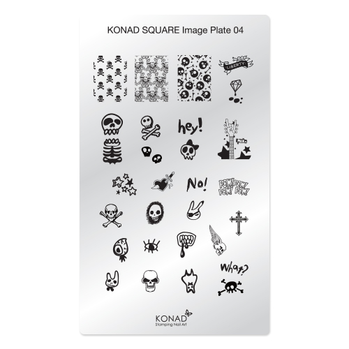 Konad, square image plate 04