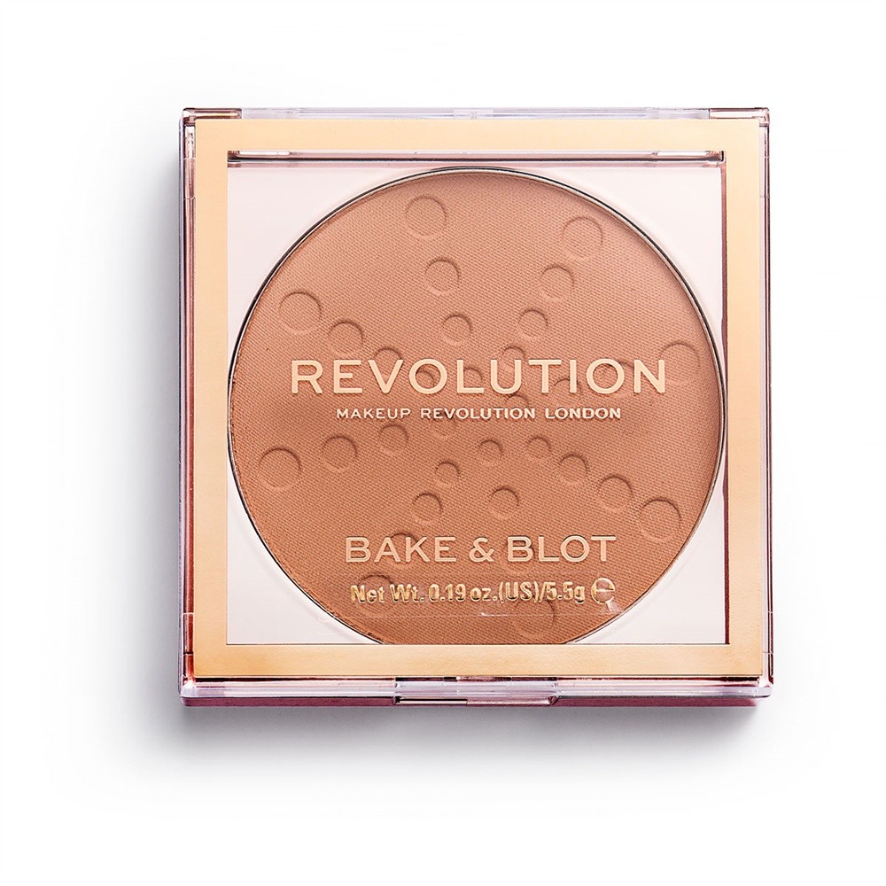 Makeup Revolution, Bake & Blot - пудра (Peach)