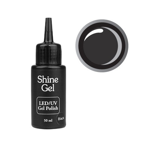 Irisk, гель-лак IRISK ShineGel (№02 черный), 50мл