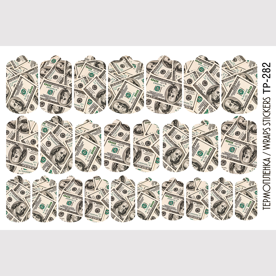 Anna Tkacheva, наклейки пленки для дизайна ногтей TP-282