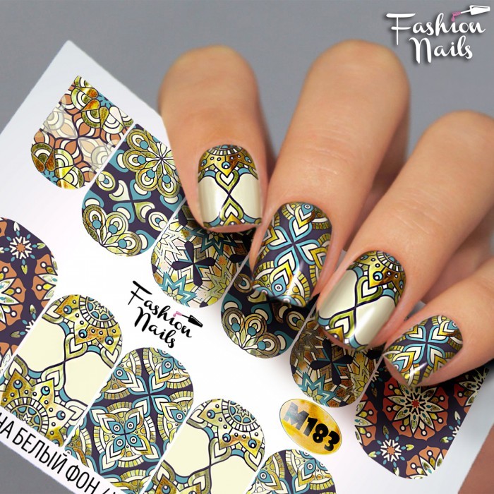 Fashion Nails, слайдер-дизайн "Metallic" №183 Fashion Nails, слайдер-дизайн "Metallic" №183