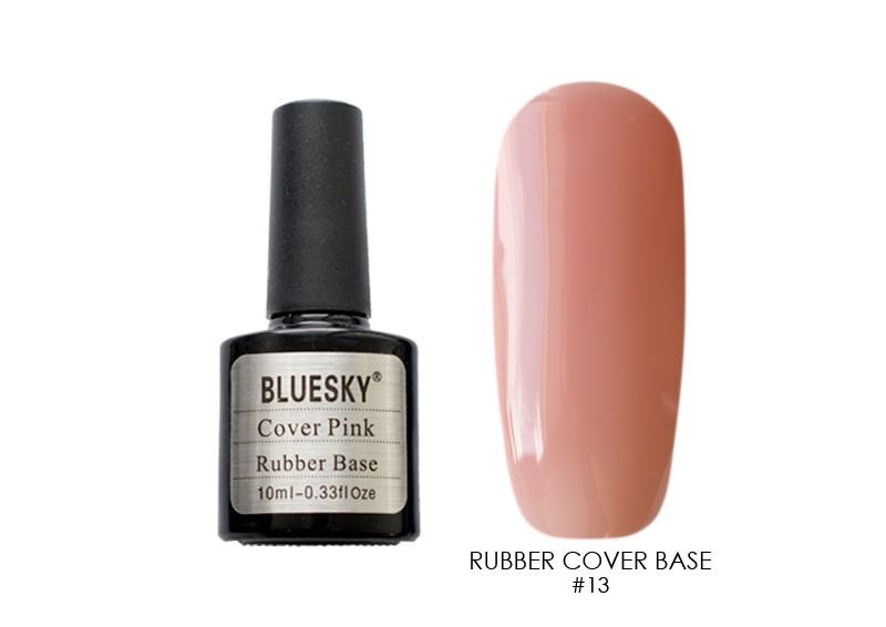Bluesky, Rubber base cover pink - камуфлирующая каучуковая основа, база (№13), 10 мл
