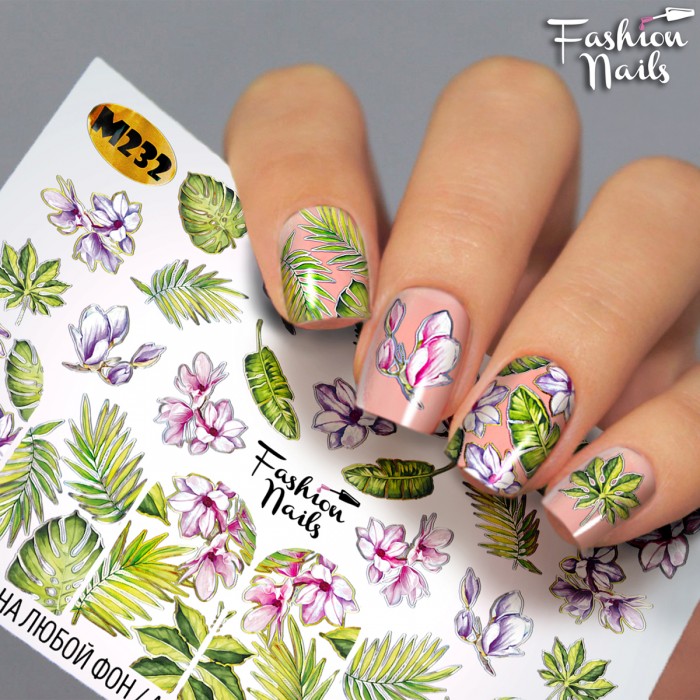Fashion Nails, слайдер-дизайн "Metallic" №232