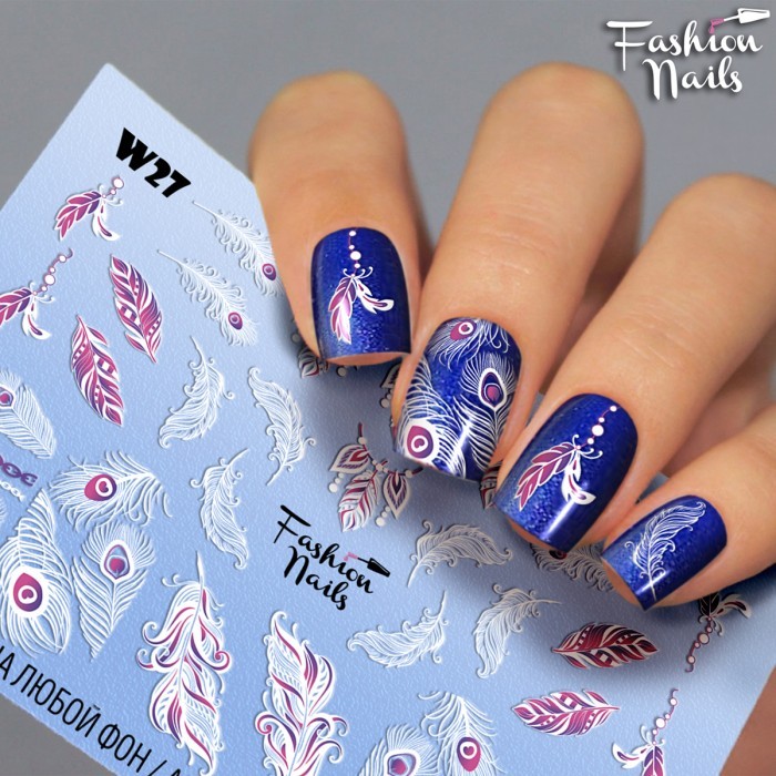 Fashion Nails, слайдер-дизайн "White" №27 Fashion Nails, слайдер-дизайн "White" №27