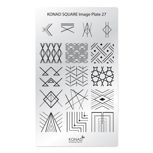 Konad, square image plate 27