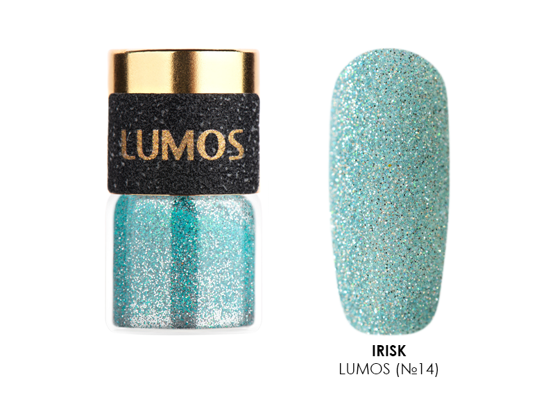 Irisk, глиттер светоотражающий "Lumos" (№14)