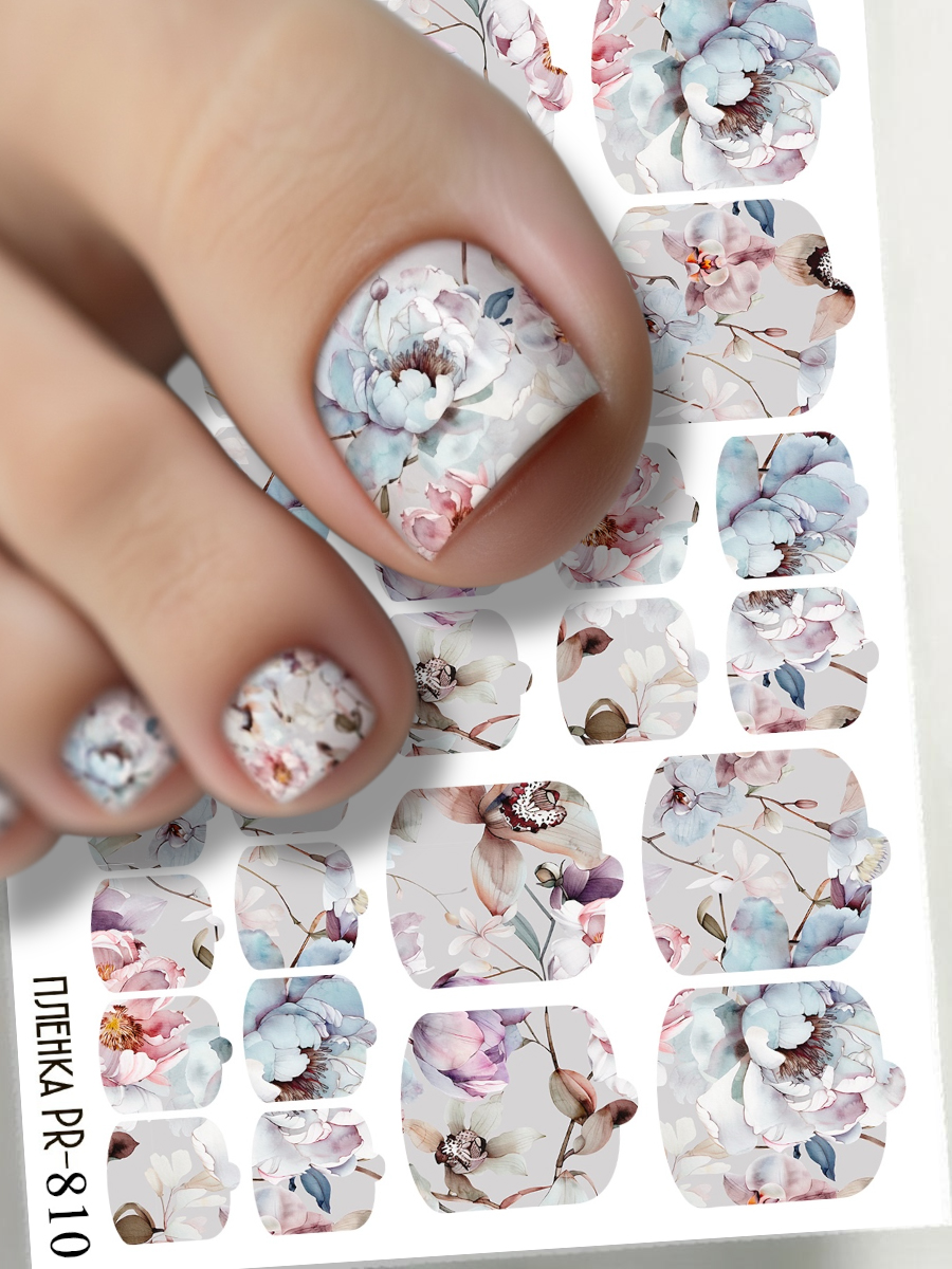 Anna Tkacheva, наклейки пленки для педикюра PR-810 Anna Tkacheva, наклейки пленки для педикюра PR-810