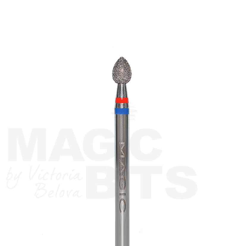Magic Bits, гранатовая чечевица для маникюра (средне-мягкая)