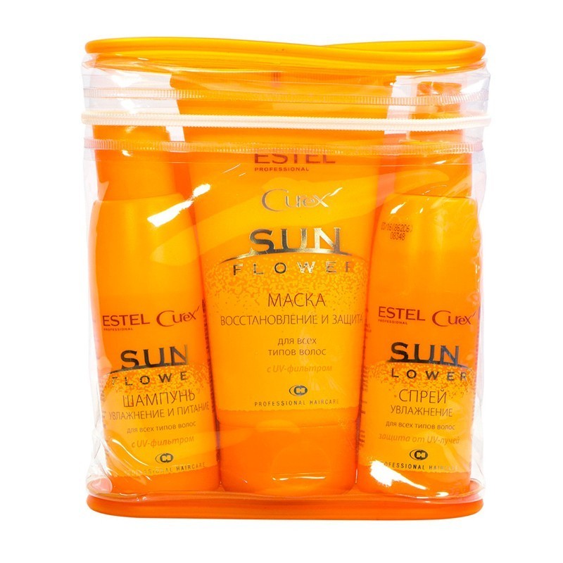 Estel, Curex Sun Flower - косметический дорожный набор