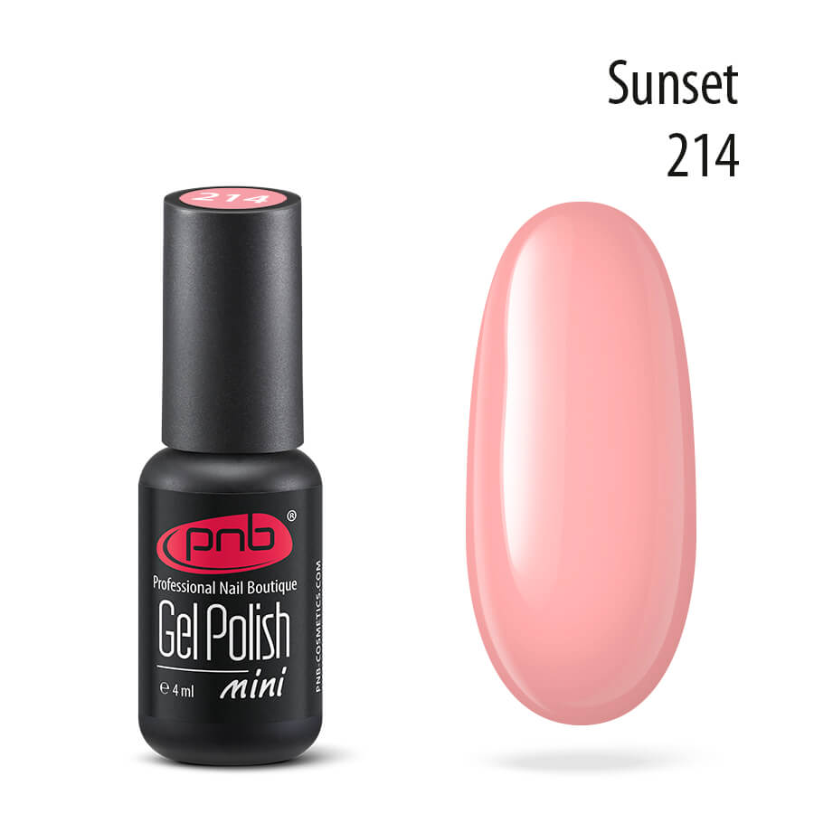 PNB, Gel nail polish - гель-лак №214, 4 мл