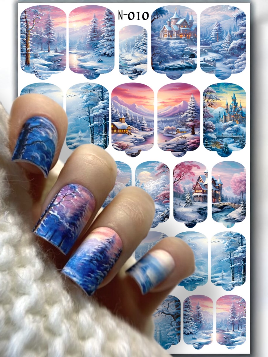 Дизайн ногтей. Товар: Anna Tkacheva, наклейки пленки для дизайна ногтей N-010