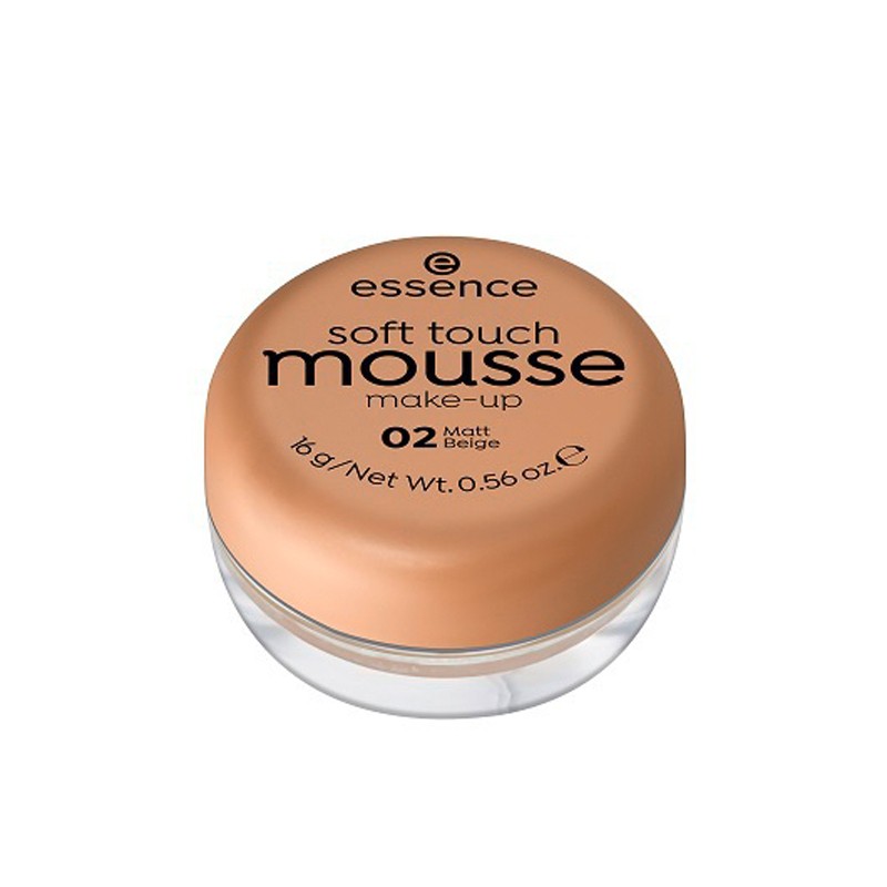 Essence, soft touch mouse makeup — мусс тонирующий (медовый т.02)