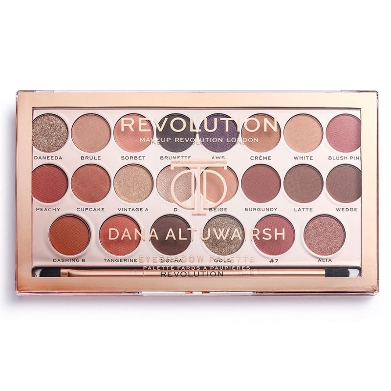 Makeup Revolution, Dana Altuwarish Eyeshadow Palette - палетка теней Makeup Revolution, Dana Altuwarish Eyeshadow Palette - палетка теней
