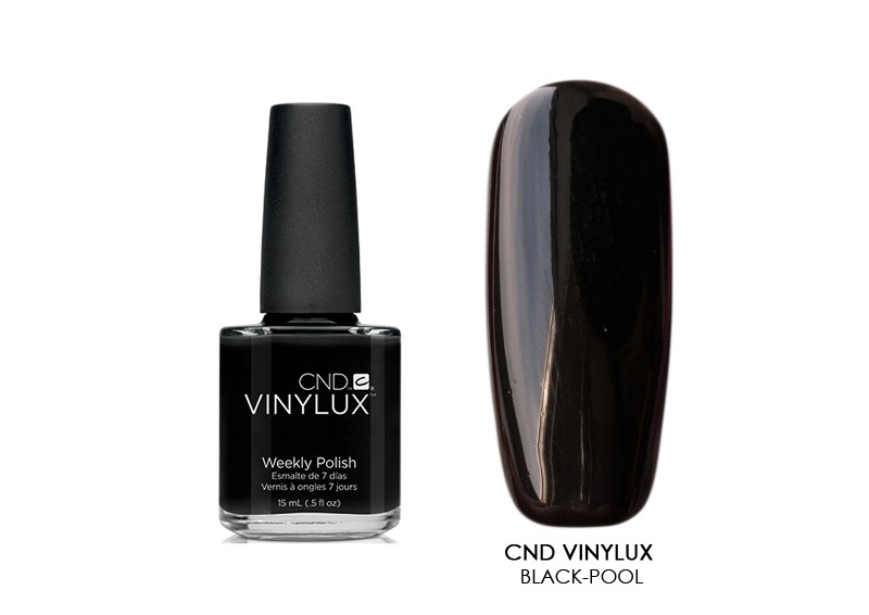 CND Vinylux - недельный лак Винилюкс (Black pool 105), 15 мл
