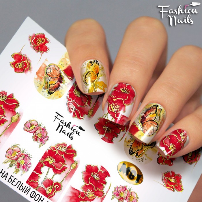 Fashion Nails, слайдер-дизайн "Metallic" №81 Fashion Nails, слайдер-дизайн "Metallic" №81
