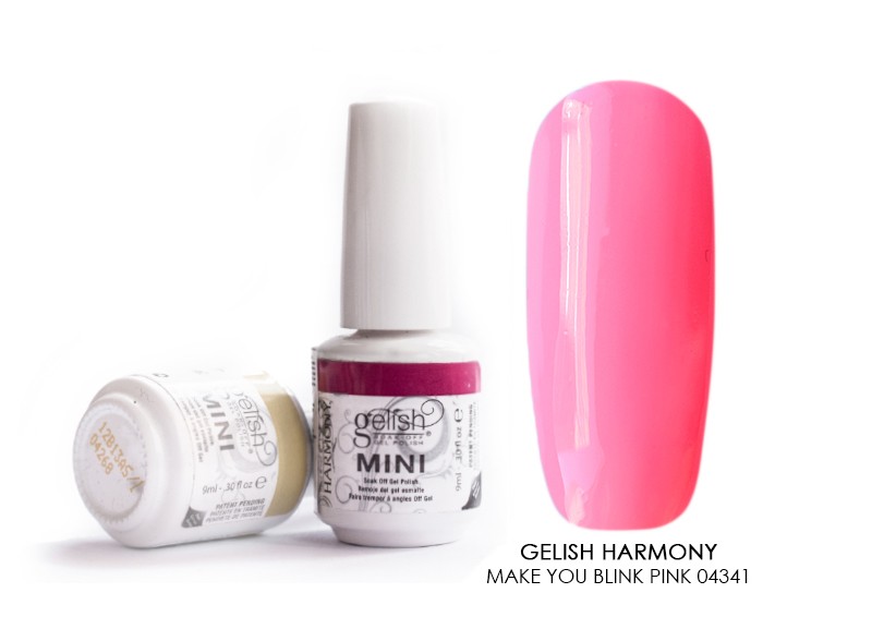 Gelish Harmony, гель-лак mini (Make You Blink Pink 04341), 9 мл