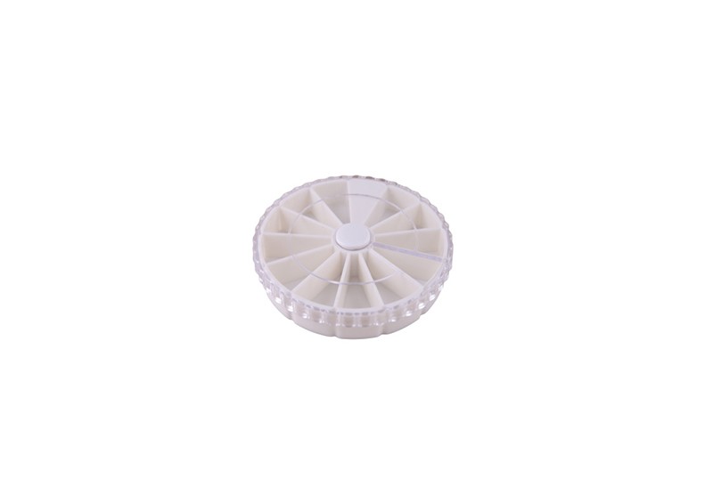 Irisk, каруселька для украшений, 12 ячеек (диаметр 7,3, белая)