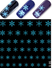 Milv, зимний слайдер-дизайн "Снежинки S95"