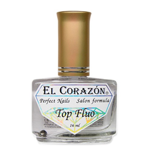 EL Corazon, Top Fluo - флуоресцентный лак-топ (№411), 16 мл