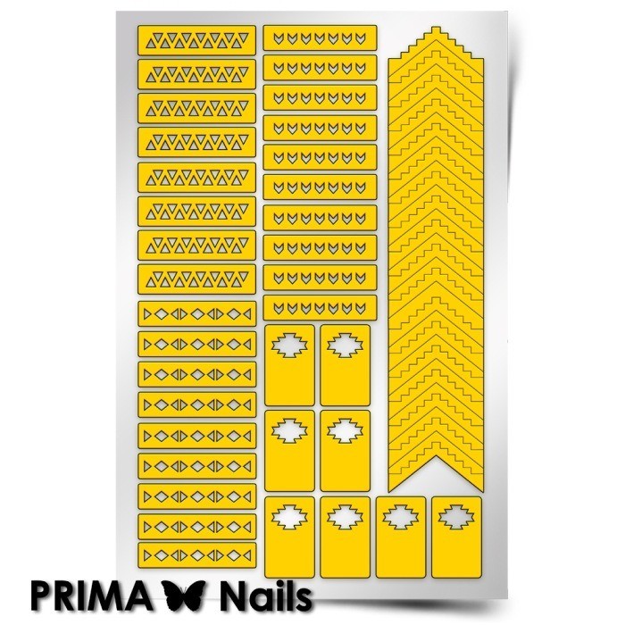 PrimaNails, Трафарет для дизайна ногтей (Ацтеки и Майя 1)